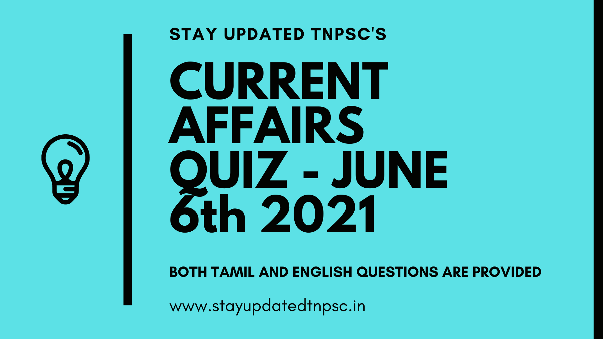 TNPSC DAILY CURRENT AFFAIRS: 06 JUNE 2021