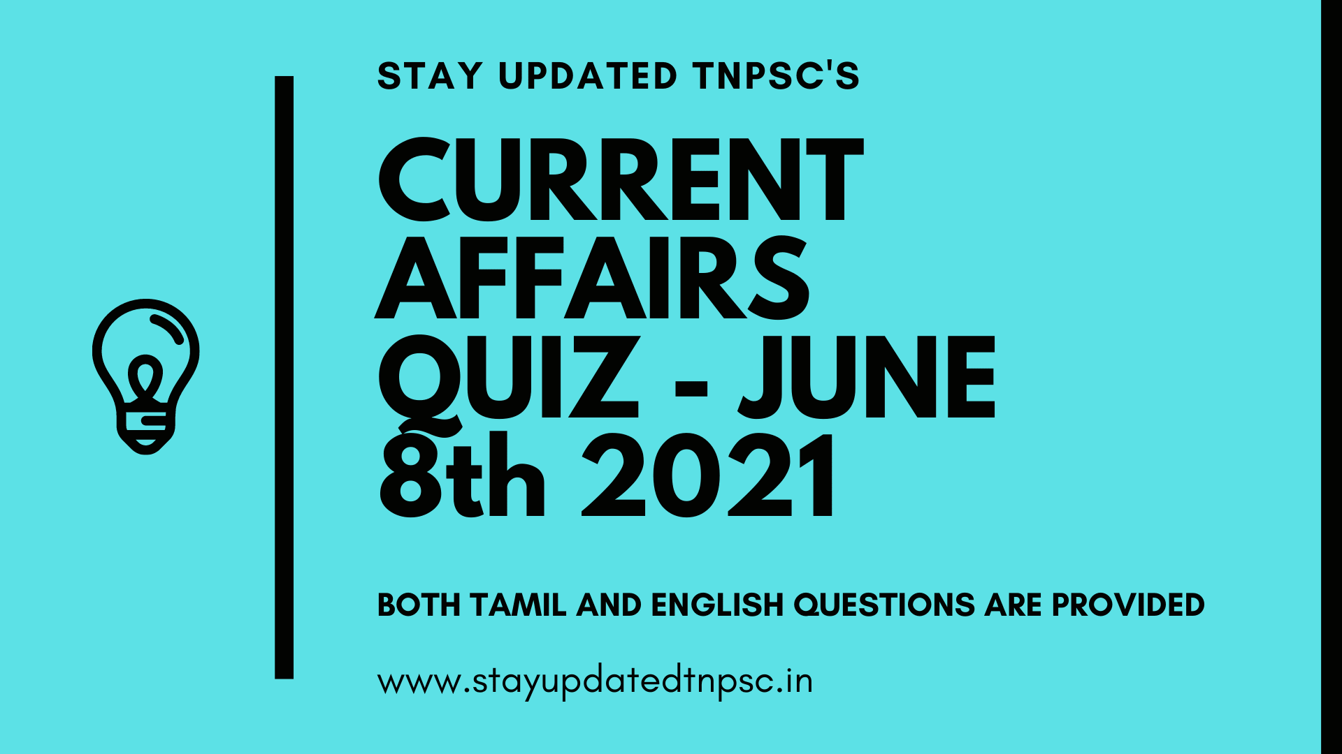 TNPSC DAILY CURRENT AFFAIRS: 08 JUNE 2021
