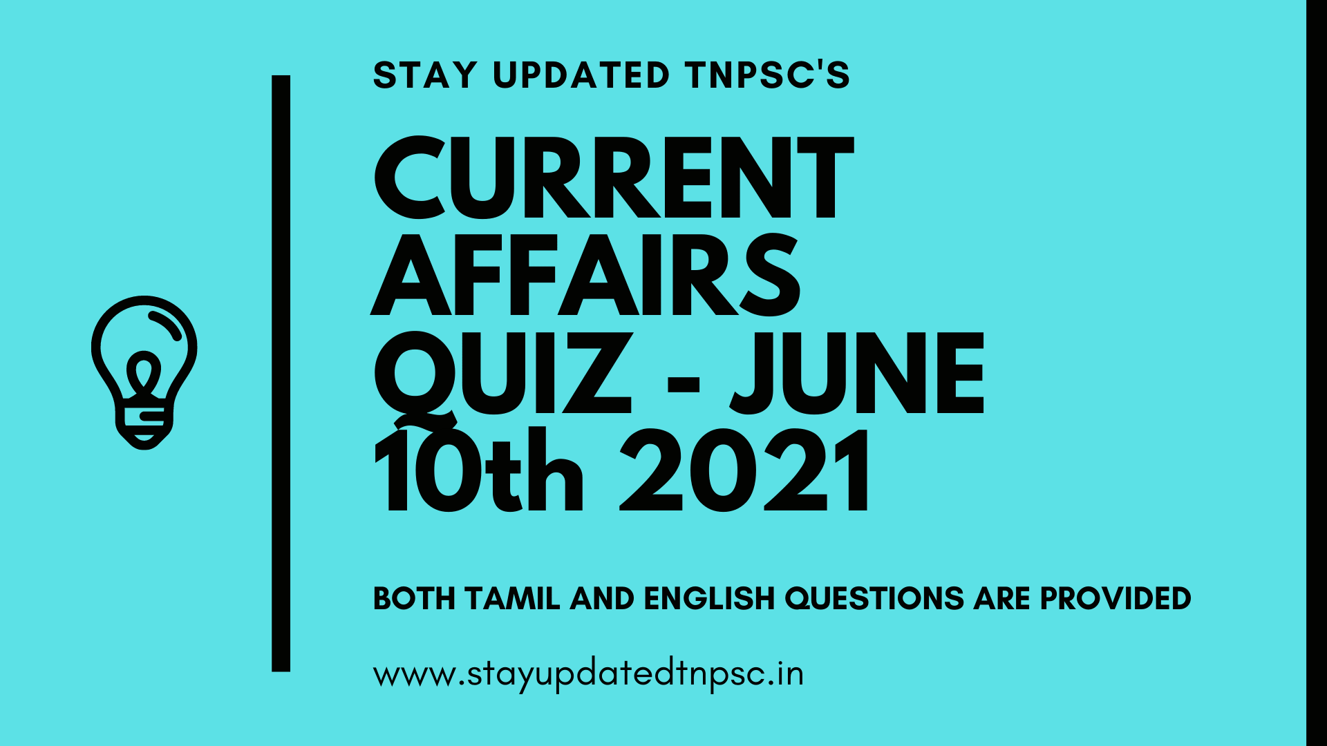TNPSC DAILY CURRENT AFFAIRS: 10 JUNE 2021