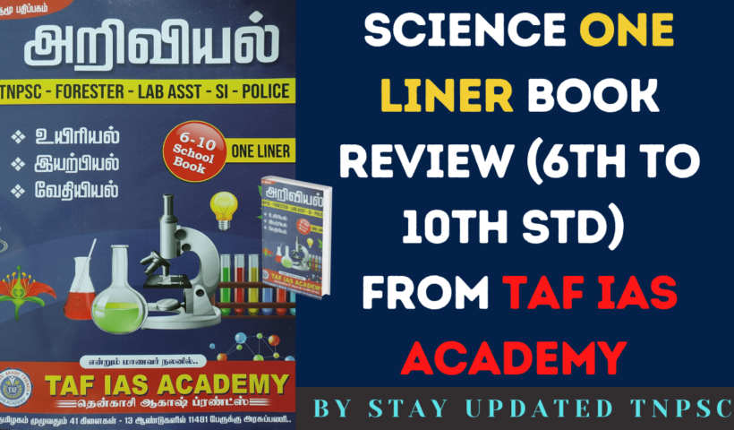 TAF IAS ACADEMY Science One liner pdf download