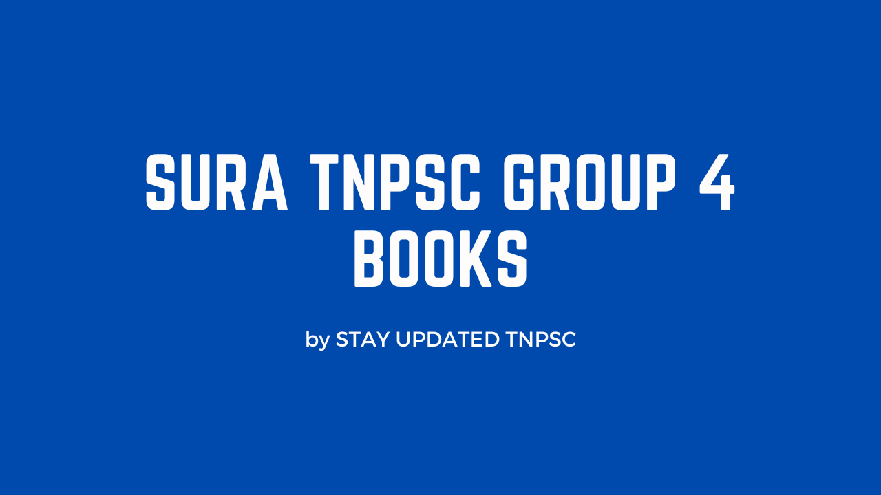 Sura tnpsc group 4 books